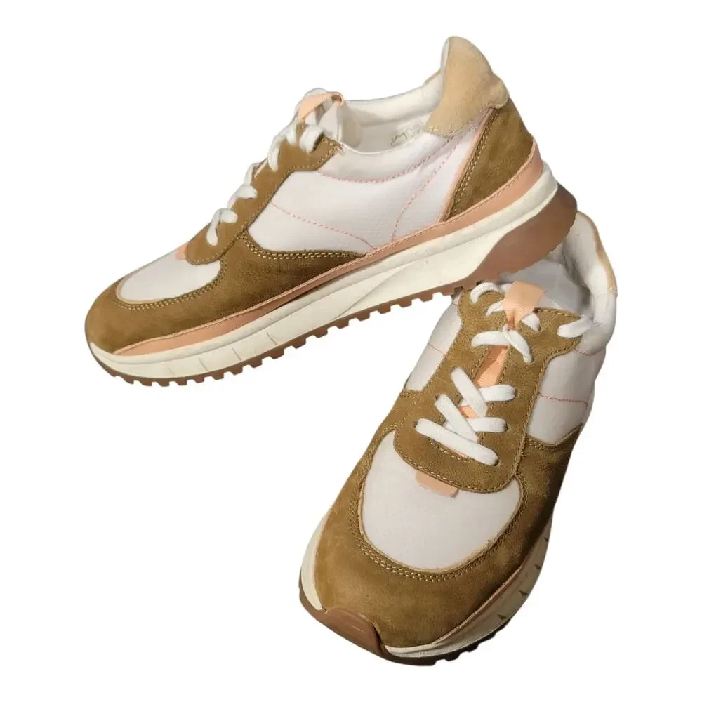 Madewell‎ Kickoff Trainer Sneaker in Ripstop Nylon and Leather Wom 7.5  Men's 6M